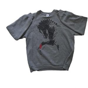 Vintage 1980s russell jerzees horse sweatshirt
